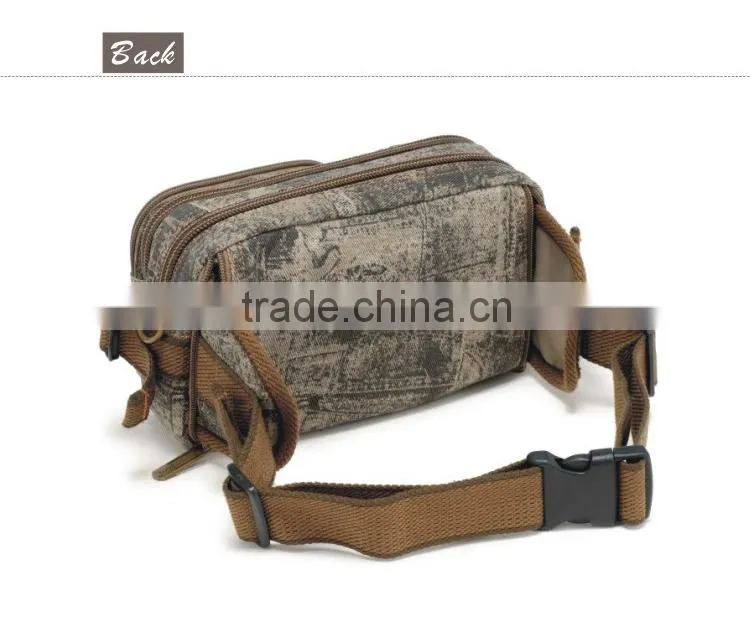 Trade Assurance Factory Khaki Color Clutch Bag Canvas Clutch Bag Canvas Men Waist Bag