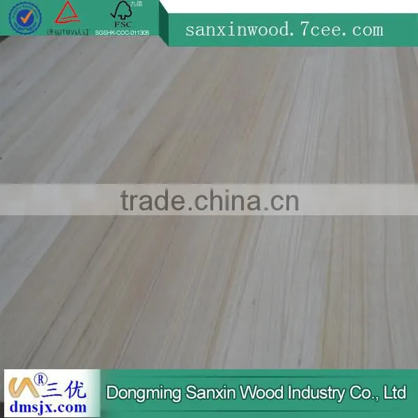 paulownia edge glued panel for drawer sides&backs