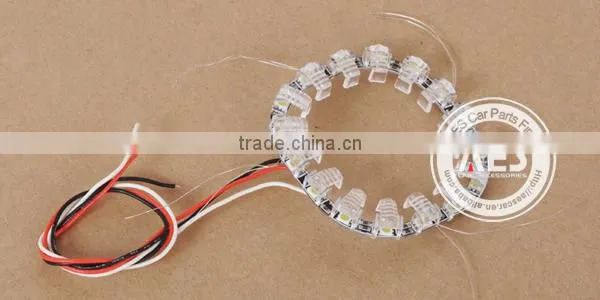 2014 Factory Hot Sale Square LED angel eyes for car H4 bixenon projector lens