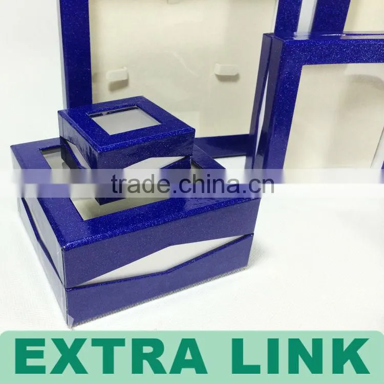 Wholesale Luxury Custom Design Cardboard Box With Clear Window