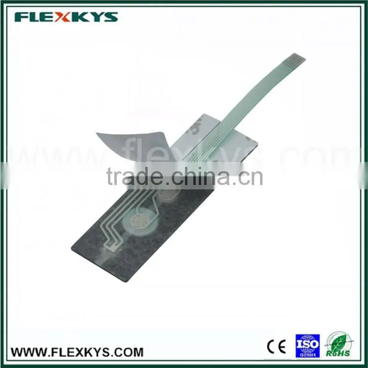 New fashion embossing key poly dome tactile feedback 2.54mm zif connector led membrane switch