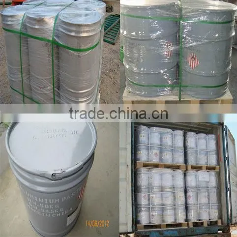 Making metallic aluminum paste for coatings