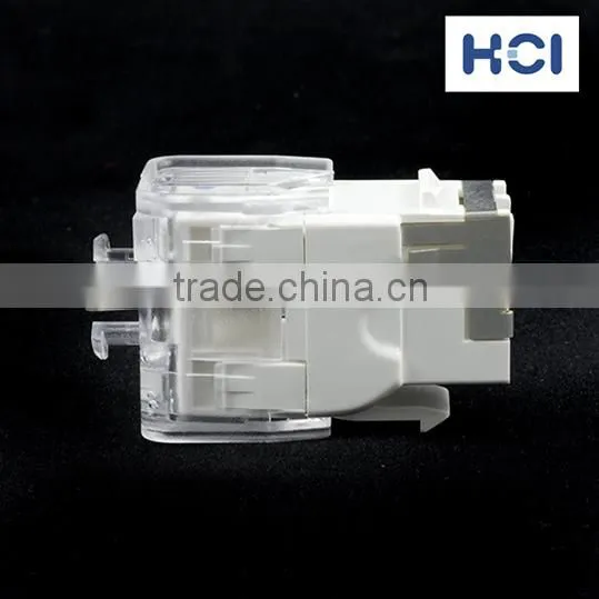 Network Solution Cat 6 UL 180 Degree Shielded 8P8C Modular Keystone Jacks