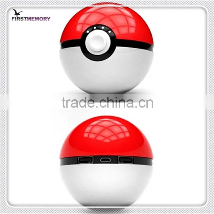 New arrival External Charger Pokemon GO 12000mAh Power Bank for i-Phone