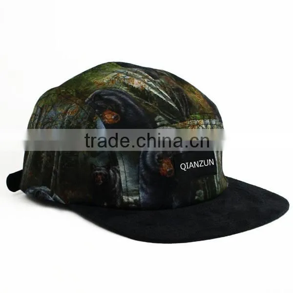 high quality animal 5 panel hat embroidery 5 panel hat wholesale