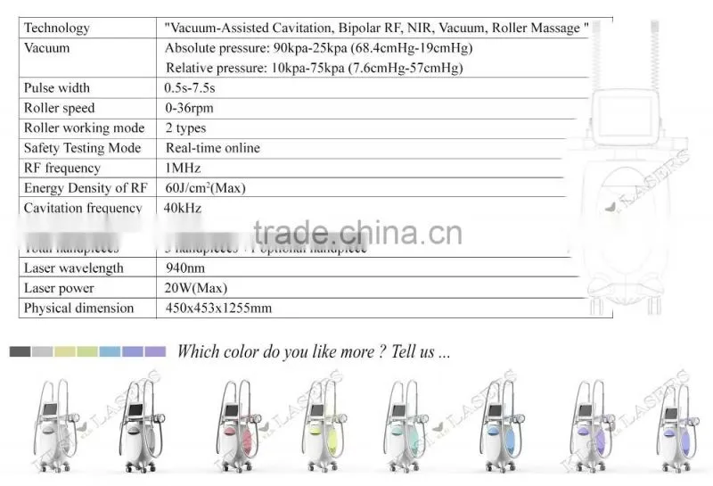 Speedily vibrate fat vacuum cavitation system, vacuum cavitation erosion system