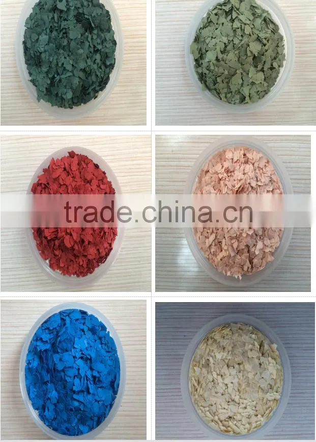 China Bulk Decorative Colorful Composite Rock Chips Flake for Building Coating