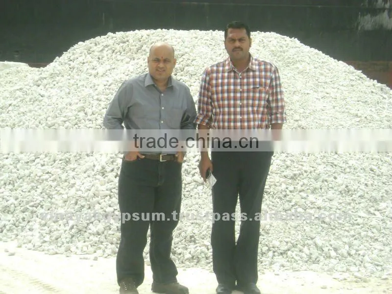 Raw gypsum