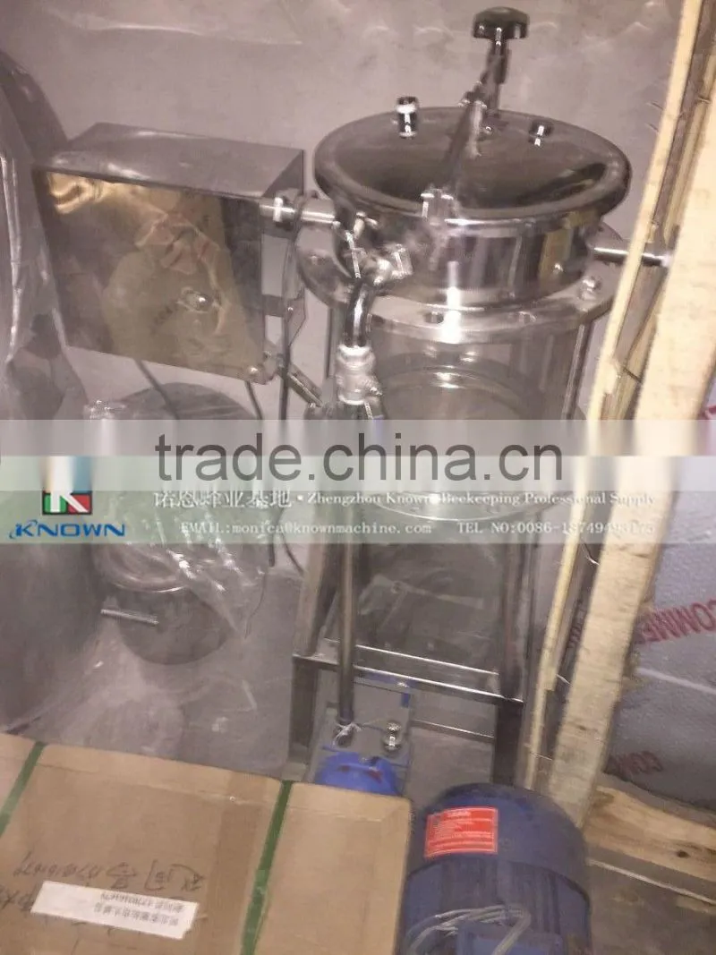 Stainless steel Vacuum Honey royal jelly filter /honey filting machine