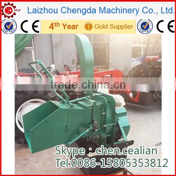 wood crusher with diesel engine Hydraulic feed system