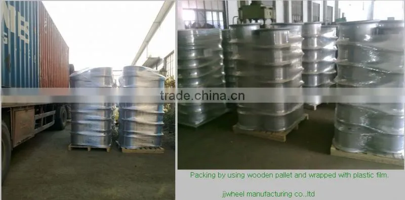 4.00-9 Forklift Steel Wheel of 3-pcs