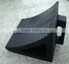 Rubber wheel chock/wheel stop/wedge/traffic wheel stopper