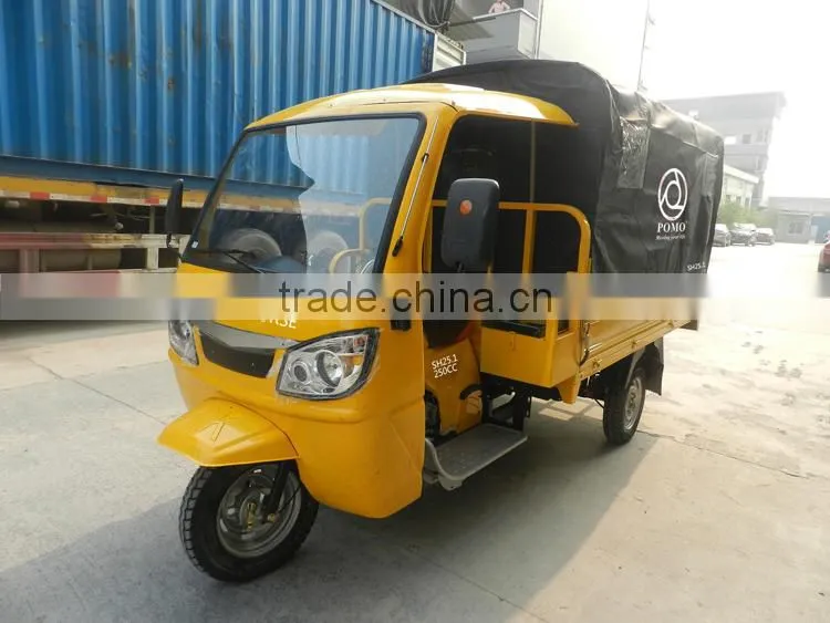 Hot Sale POMO YANSUMI Solar Tricycle, Three Wheel Motorcycle Sticker Design, Trike Kit