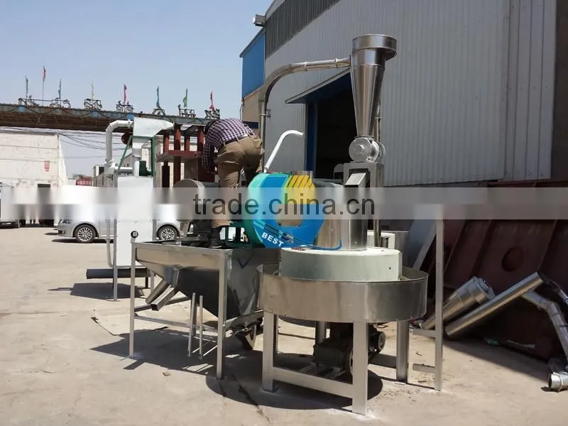 Natural high nutrition value wheat flour automatic stone mill for sale