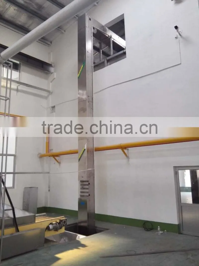 Z type food bucket chain conveyor material elevator
