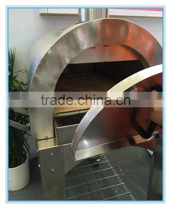 used outdoor wood fired stainless steel pizza oven