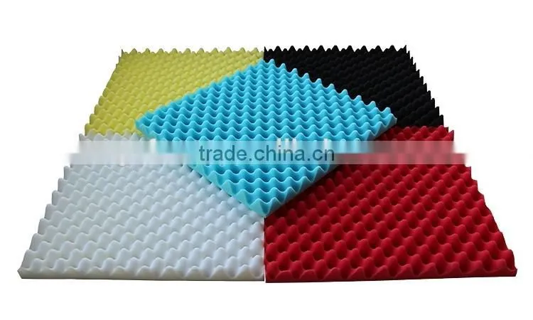 High density soundproofing foam with wedge/egg/pyramid shape/acoustic foam panels