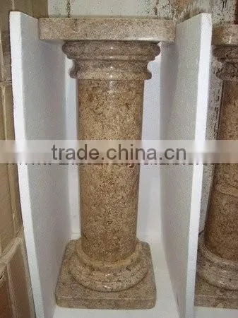 NEW FOSSIL MARBLE PEDESTAL