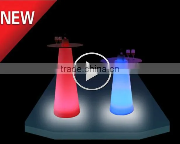 2016 hot sale led table outdoor furniture