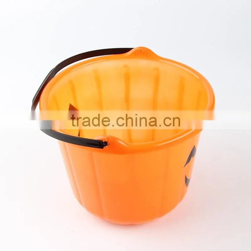 Pumpkin Pails ,Halloween Plastic Pumpkin Pail