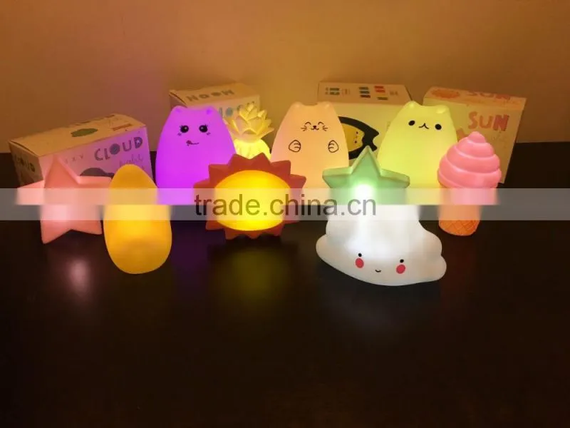 eco-friendly qualified led baby night light 2017 desk lamp