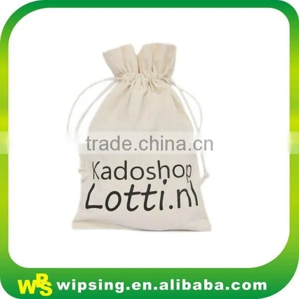 China Wholesale Cotton Drawstring Packing Bags, Cotton Souvenir Drawstring Bags