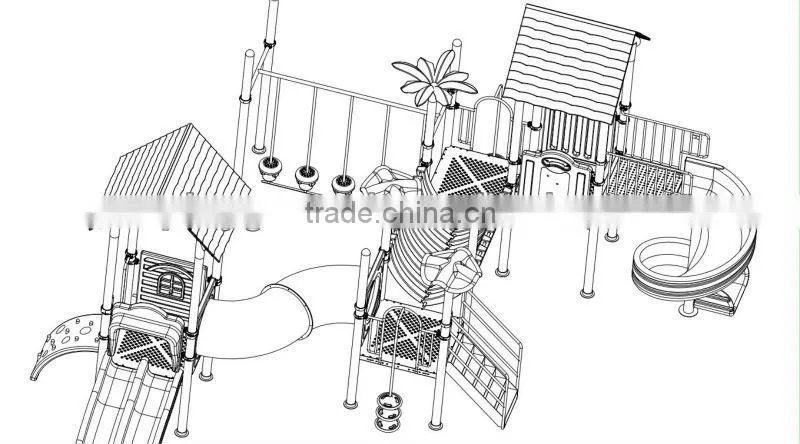 (HB-08701) KIDS FUN LAND ,CHINA 500 TOP BRAND BEST KIDS OUTDOOR PRESCHOOL OUTDOOR PLAYGROUND EQUIPMENT