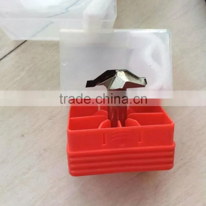 High performance diamond profile router bit