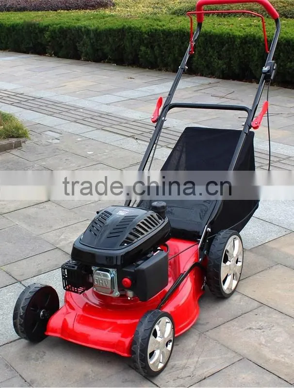 2016 new hot top 6HP 4 in 1 Hand push lawn mower with best price factory supply