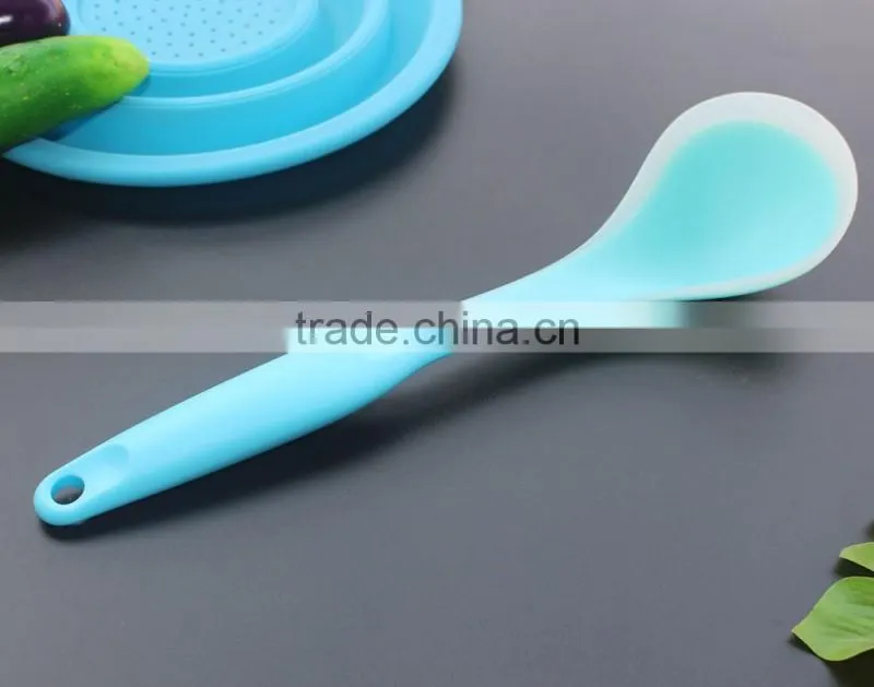 CK-3124 High quality non-stick 6pcs gadget silicone kitchen cooking tools set nylon kitchen utensil set with PP handle