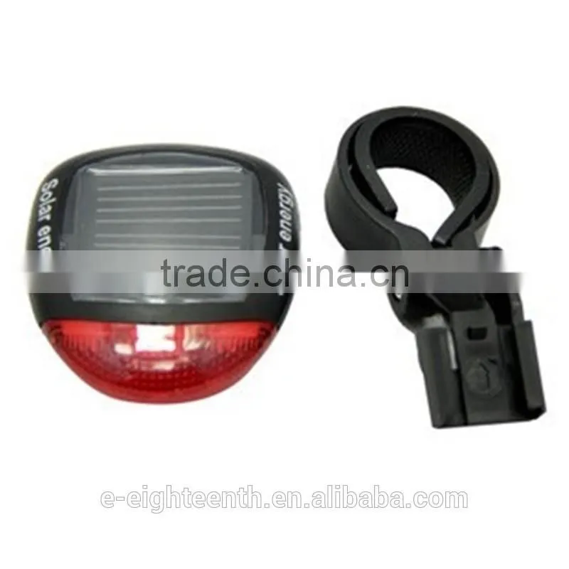 2016 New hot Bicycle Bike Cycling Solar Energy Strobe Flash LED Rear Tail Safety Light Lamp