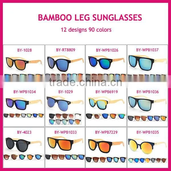 Top Quality Eco-friendly Fashion Wooden Sunglasses Polarized Wooden Sunglasses Factory
