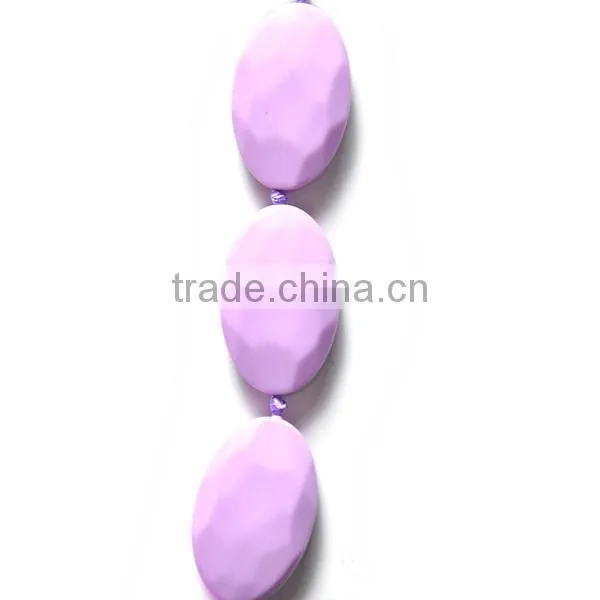 China novelty silicone teething necklace for babies
