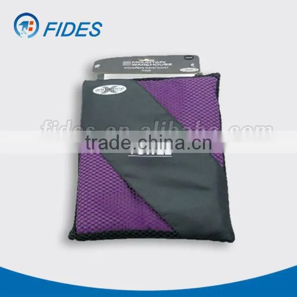 cheap 85 polyester 15 polyamide micro fiber gym towel antibacterial