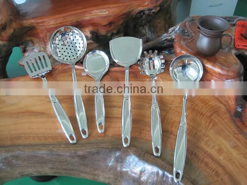 classical &Top end quality 18/8 mirror polish utensil set for kitchen