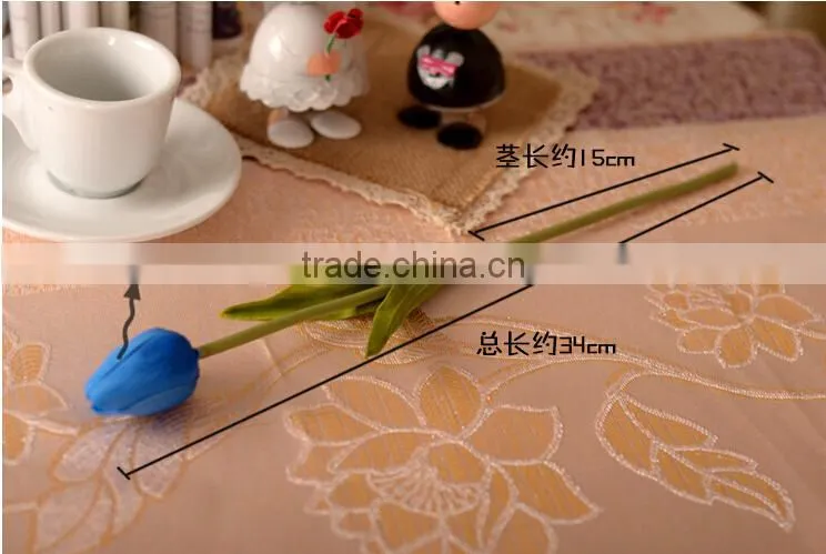 Home mini artificial handle rose flower with potted for sale
