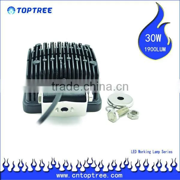 Waterproof 30W LED Work Lights 4WD Tunig Accessoties For Cars Outdoor