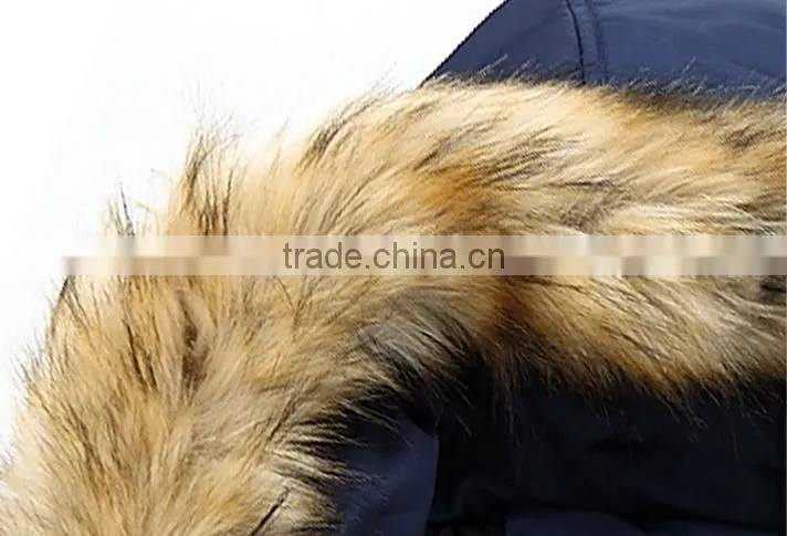 Custom Super warm windproof jacket unisex parka cotton padded winter jacket