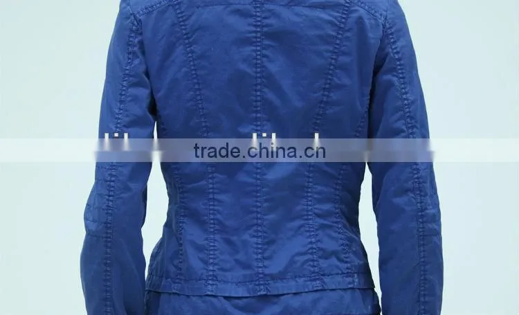 ALIKE 2014 100% cotton quilted jacket for women