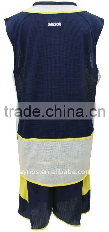 Big mesh eyele new style basketball jersey design