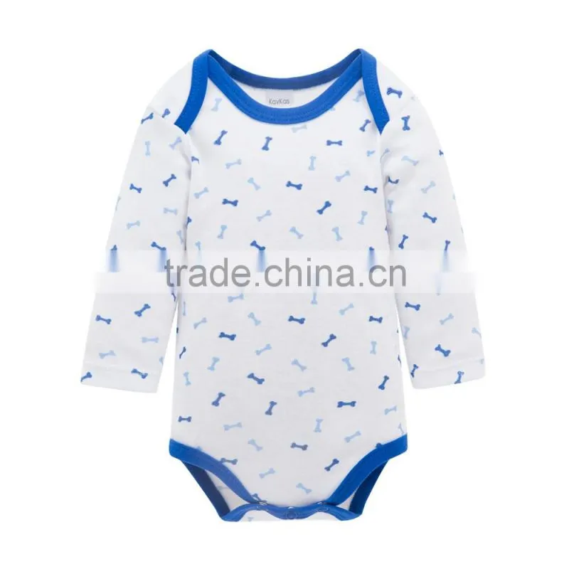 Wholesale 2017 New Style Newborn Baby Clothes 3pcs Soft Cotton Baby Rompers For Summer+Winter