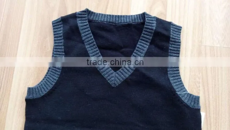 Boys pollover autumn V-neck Vest kids jackets sweaters for kid (BV1412)