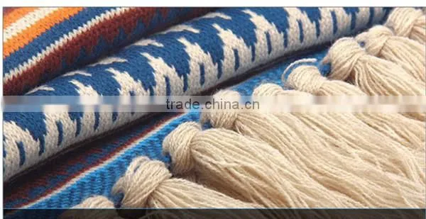 New design Bohemia nation style beautiful super long scarf with tassel warm knit lovers fashion scarves