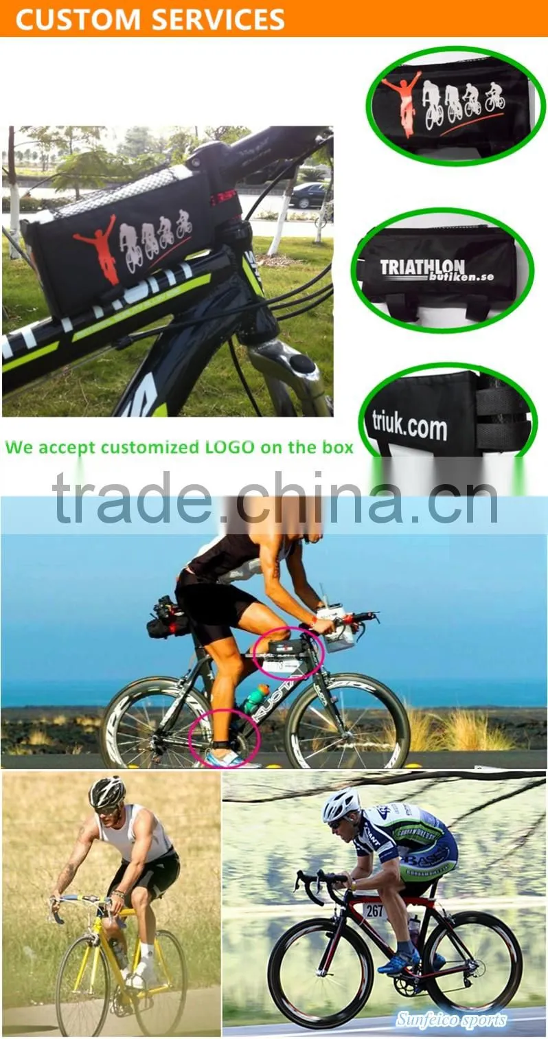 Cycling Bike Bicycle Waterproof Frame Pannier Tube Bag Case - Bike Pannie Tube Bag - Rainproof Bicycle Box - Sports Cycling Tube