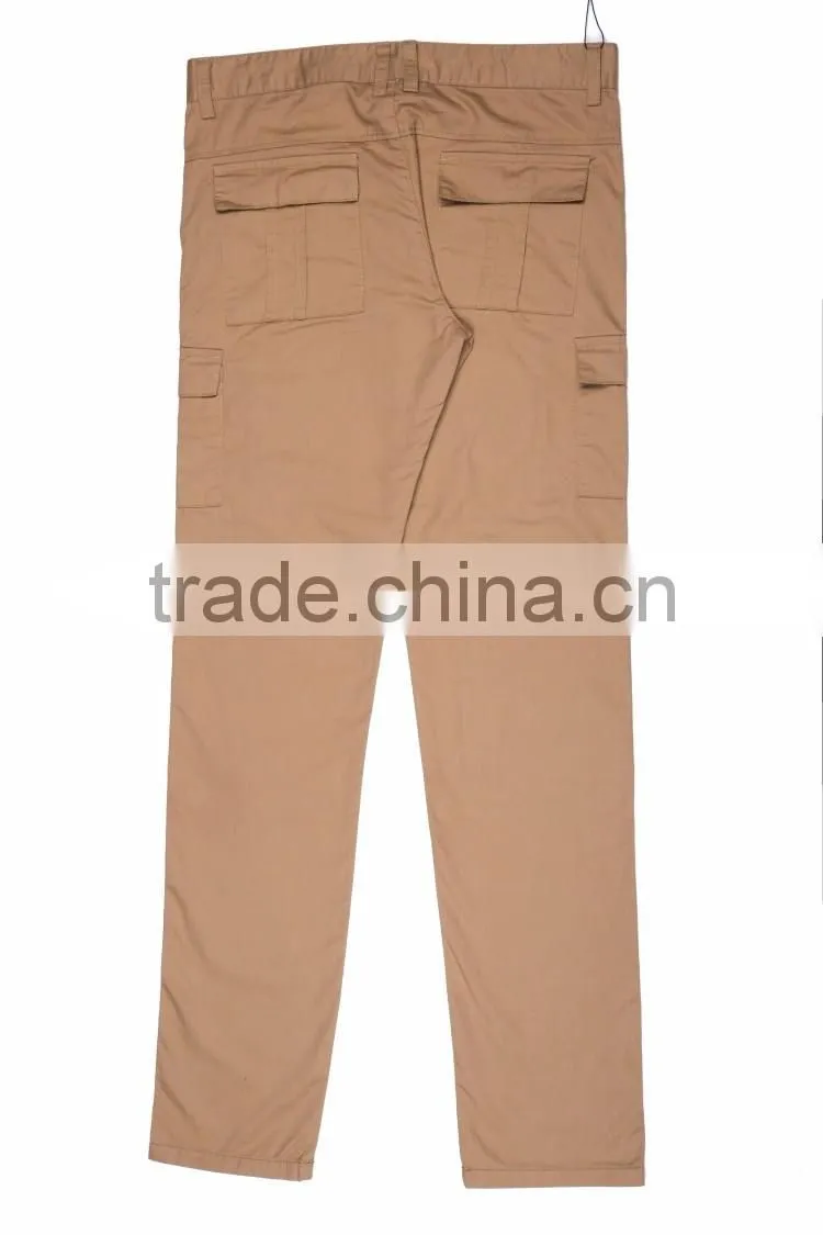New products good stitch different types casual pants high quality zipper 100% cotton mens pants 2016