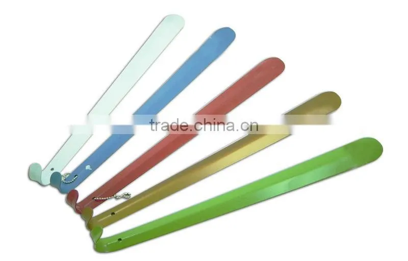 Durable short handle colorful shoe horn