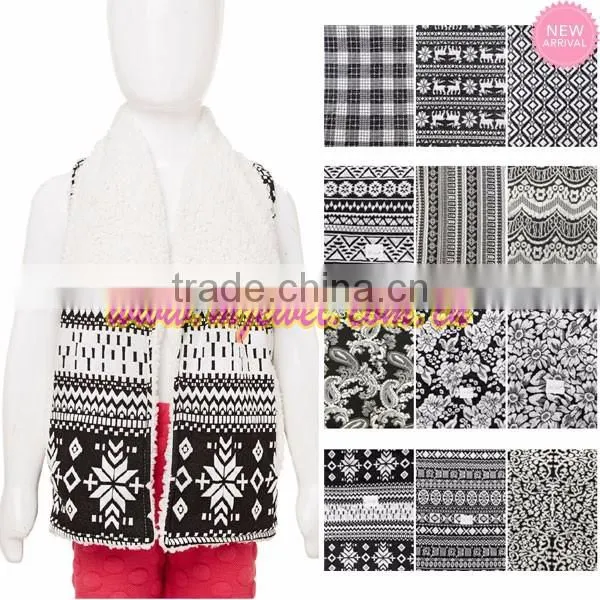 Jacquard fur kid clothes