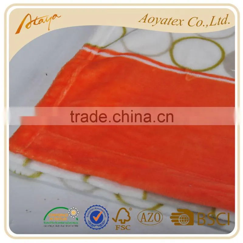 Very soft and colorful flannel fleece bed sheet