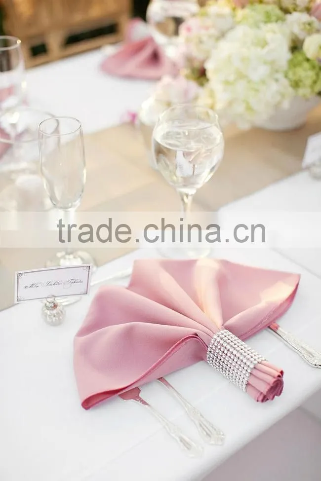 Recycle Use Polyester different patterns Hotel Table Napkin in Guangzhou