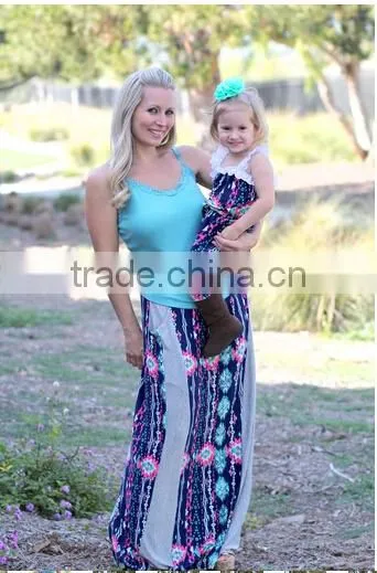 Mommy and children party dresses, clothes for mother and daughter garment factories in china
